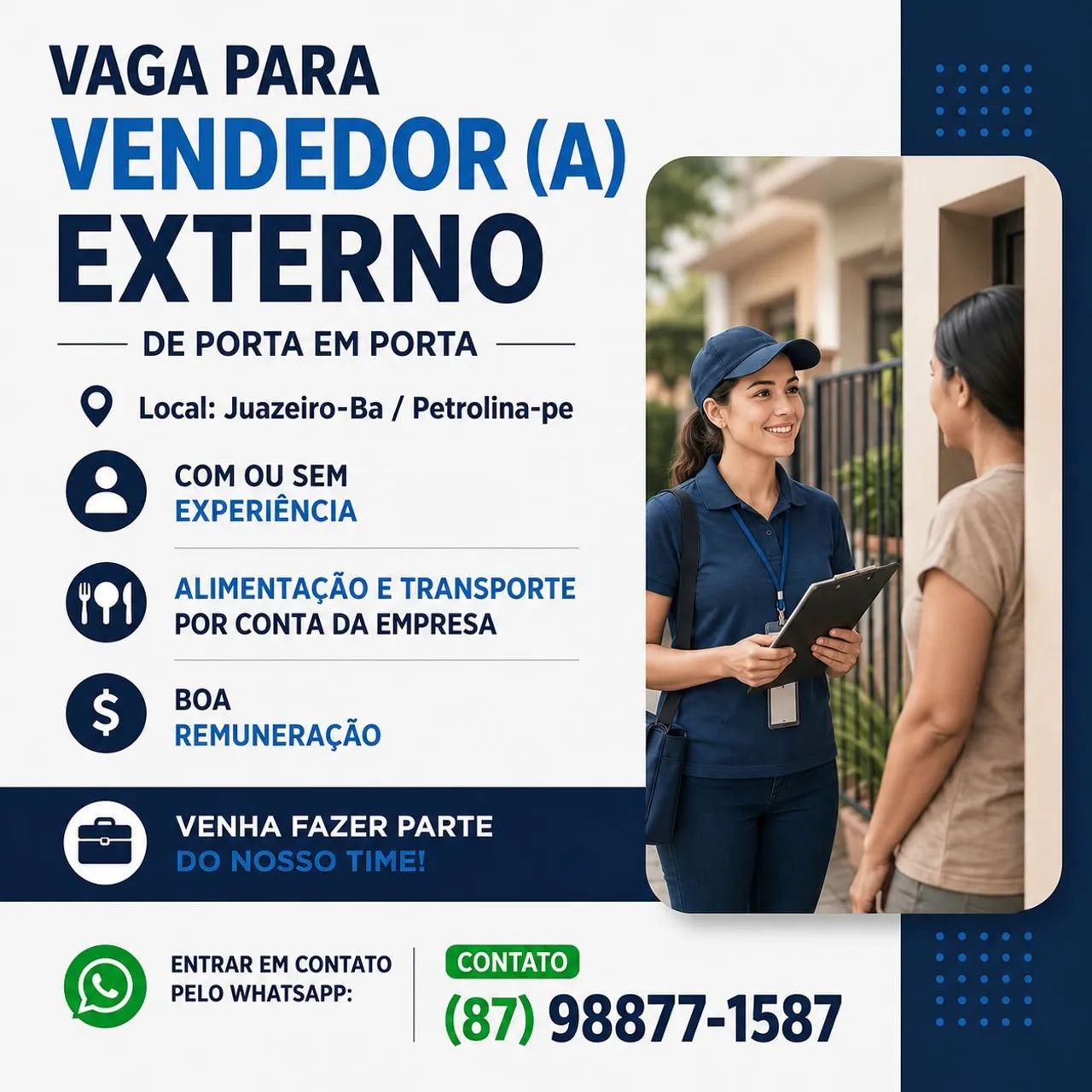 Vaga vendedor (a)