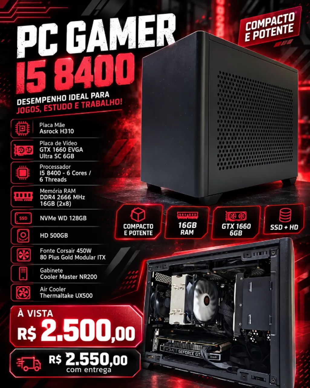 PC Gamer Mini ITX