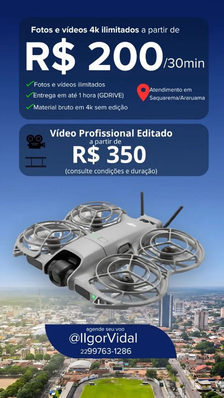 Filmagens Imobiliárias com drone!