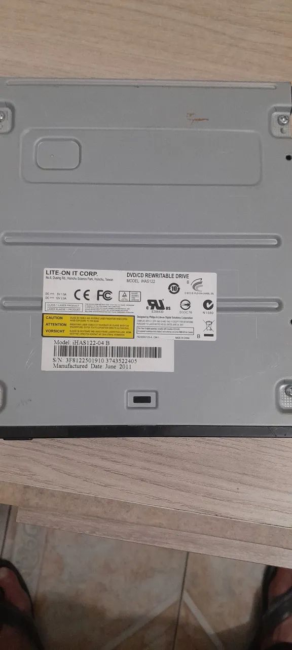 DVD/CD REWRITABLE DRIVE - GRAVADOR E LEITOR  P/PC INTERNO  - Foto 2