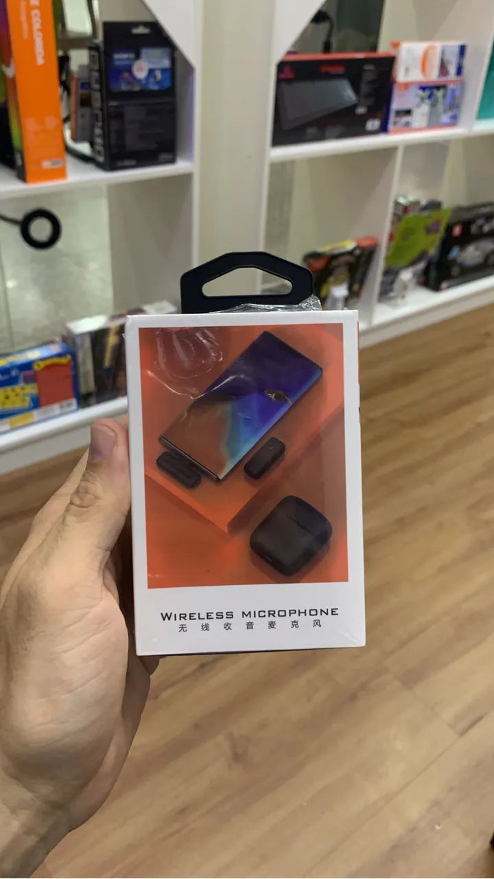 Microfone de lapela 