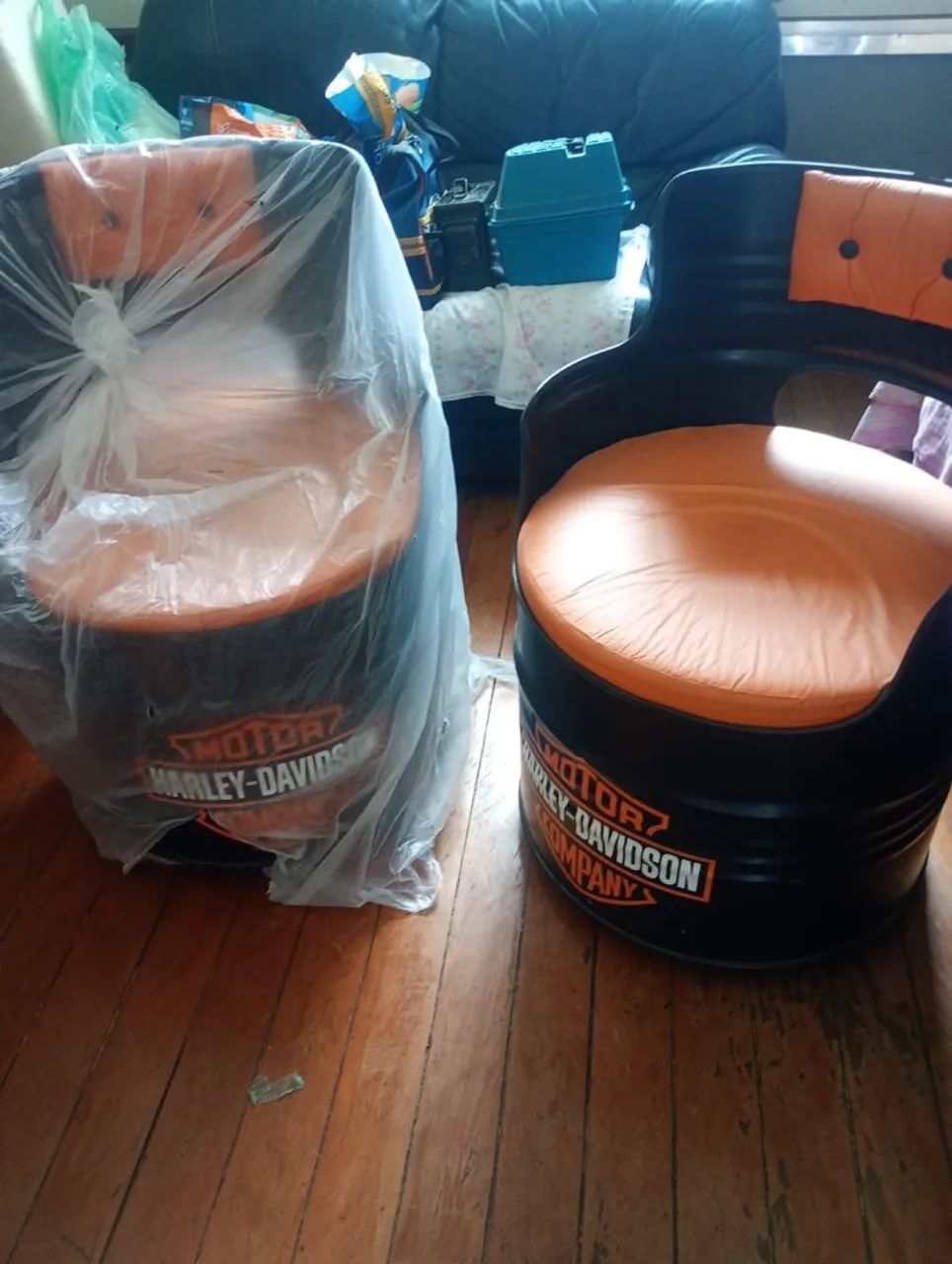Conjunto de Bancos Tambor Harley-Davidson  - Foto 4