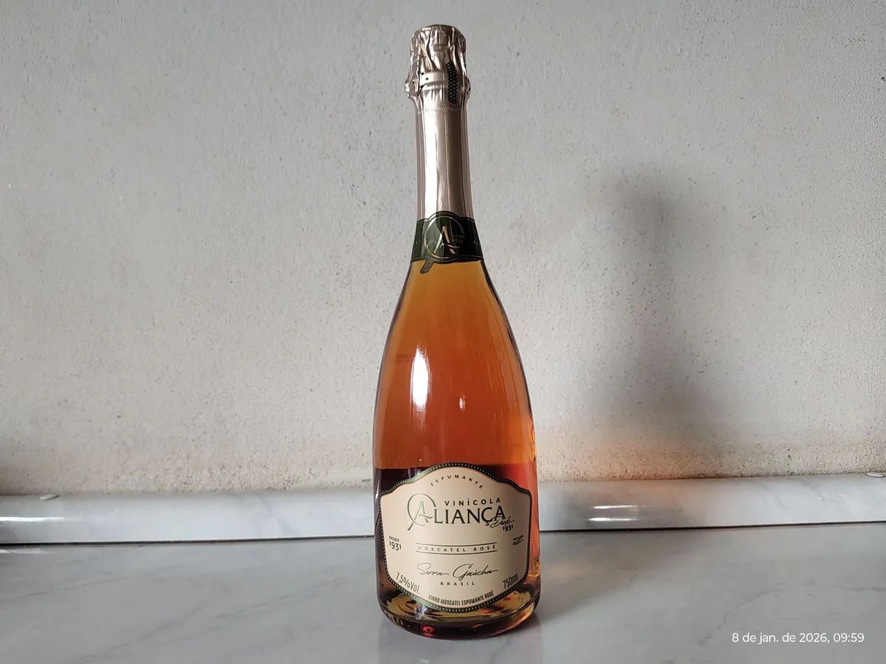 Espumante Aliança Moscatel Rosé 750ml - Foto 3