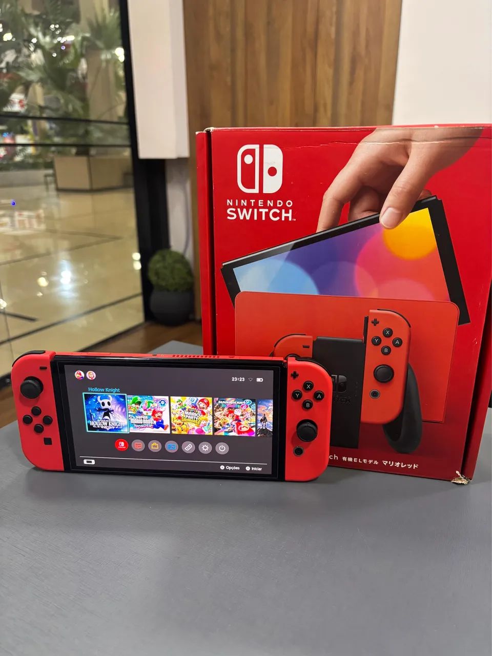 Nintendo Switch Oled desbloqueado com garantia - entrego 