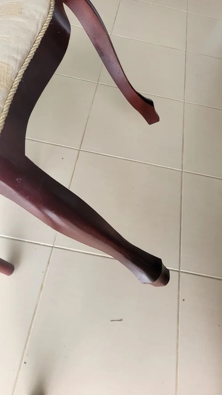 Cadeira maciça madeira de verdade  - Foto 3