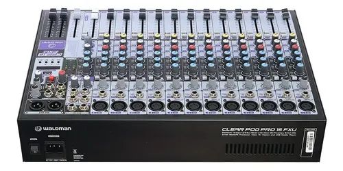Mesa De Som Profissional 16 Canais Bluetooth Cpp-16 Waldman - Foto 4