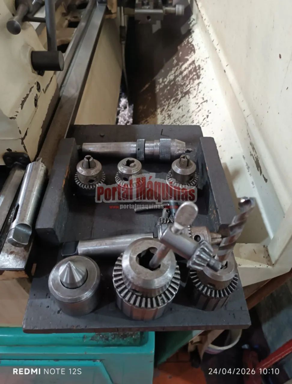 Torno mecânico SINITRON SL 4115 - 410x1500mm - COM FERRAMENTAS - Foto 3