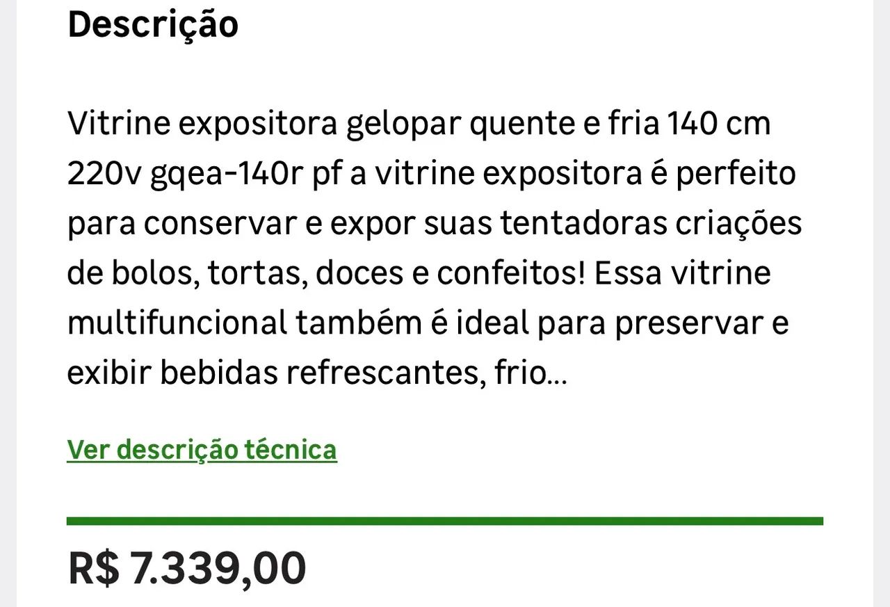 Vitrine expositora quente e frio - Foto 5