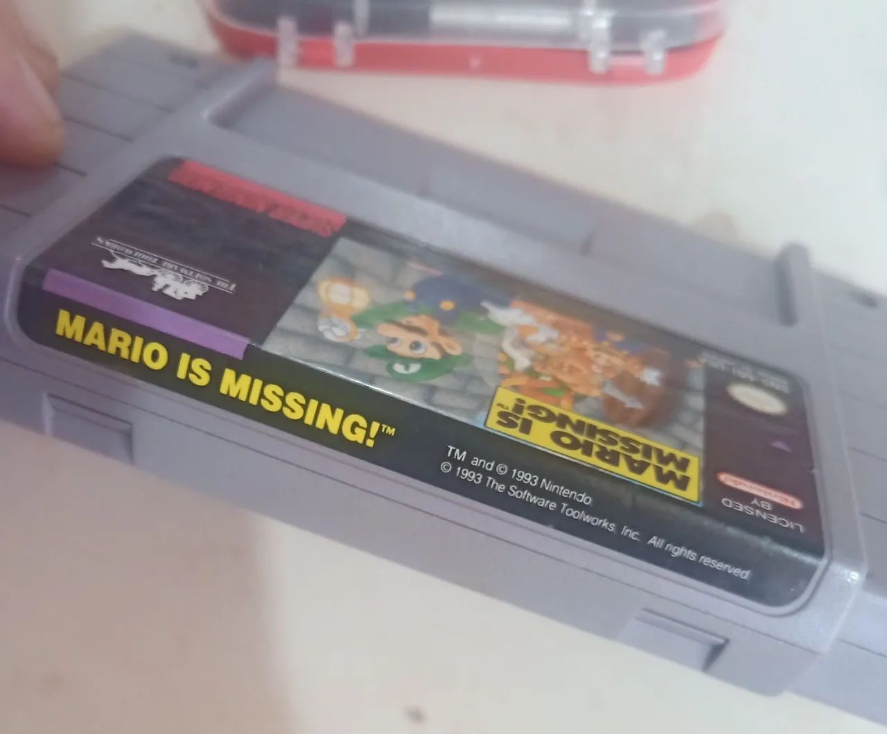 Mario is missing original super Nintendo nes nitendo - Foto 2