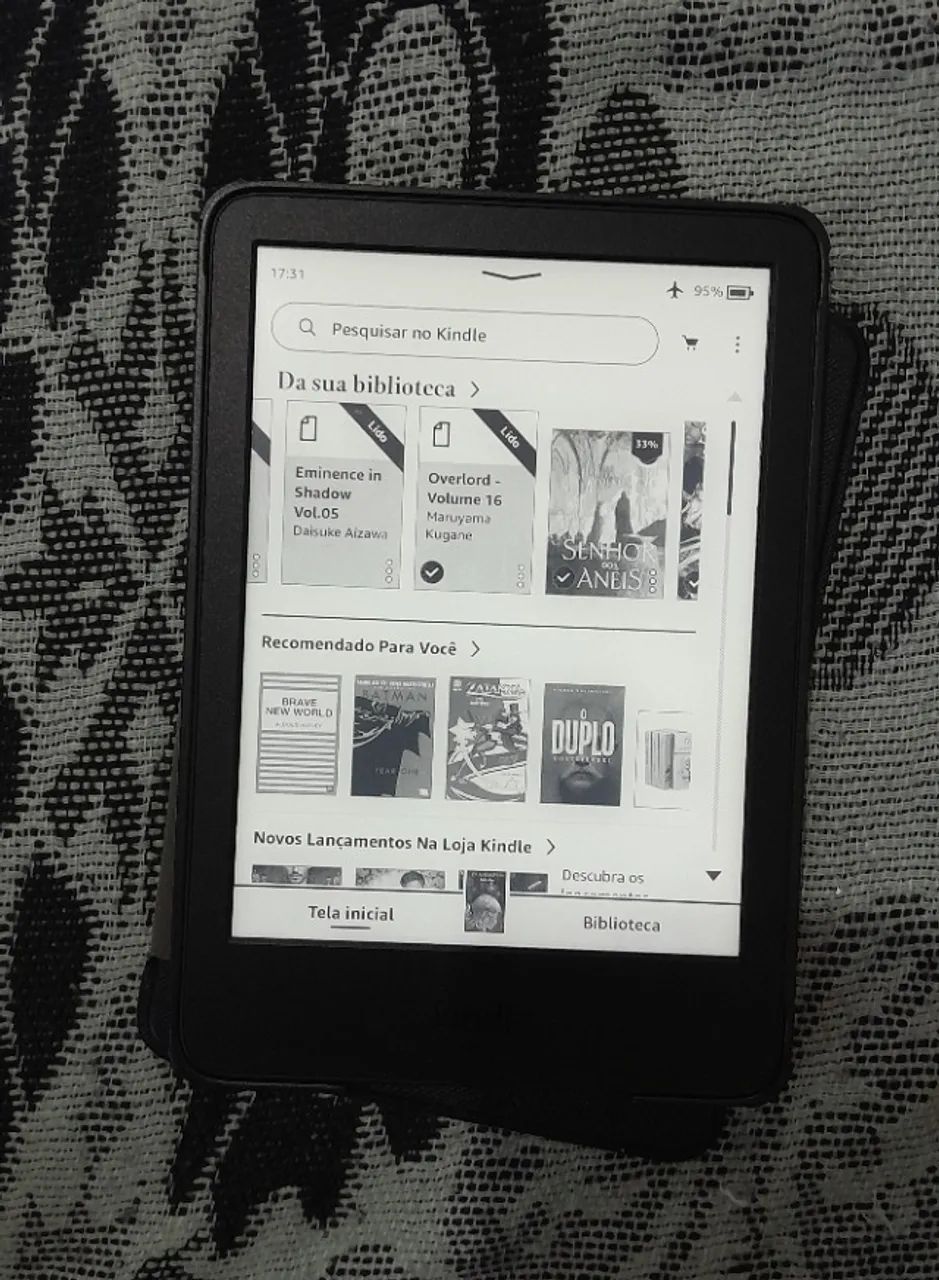 Kindle 11ª geração + capinha + carregador original - Foto 3