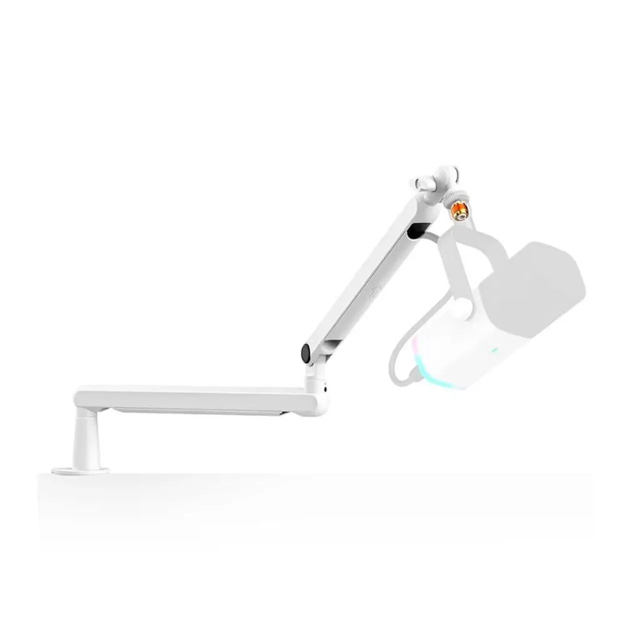 Suporte Para Microfone Profissional Fifine Bm88 Boom Arm Braço Articulado Branco - Foto 2