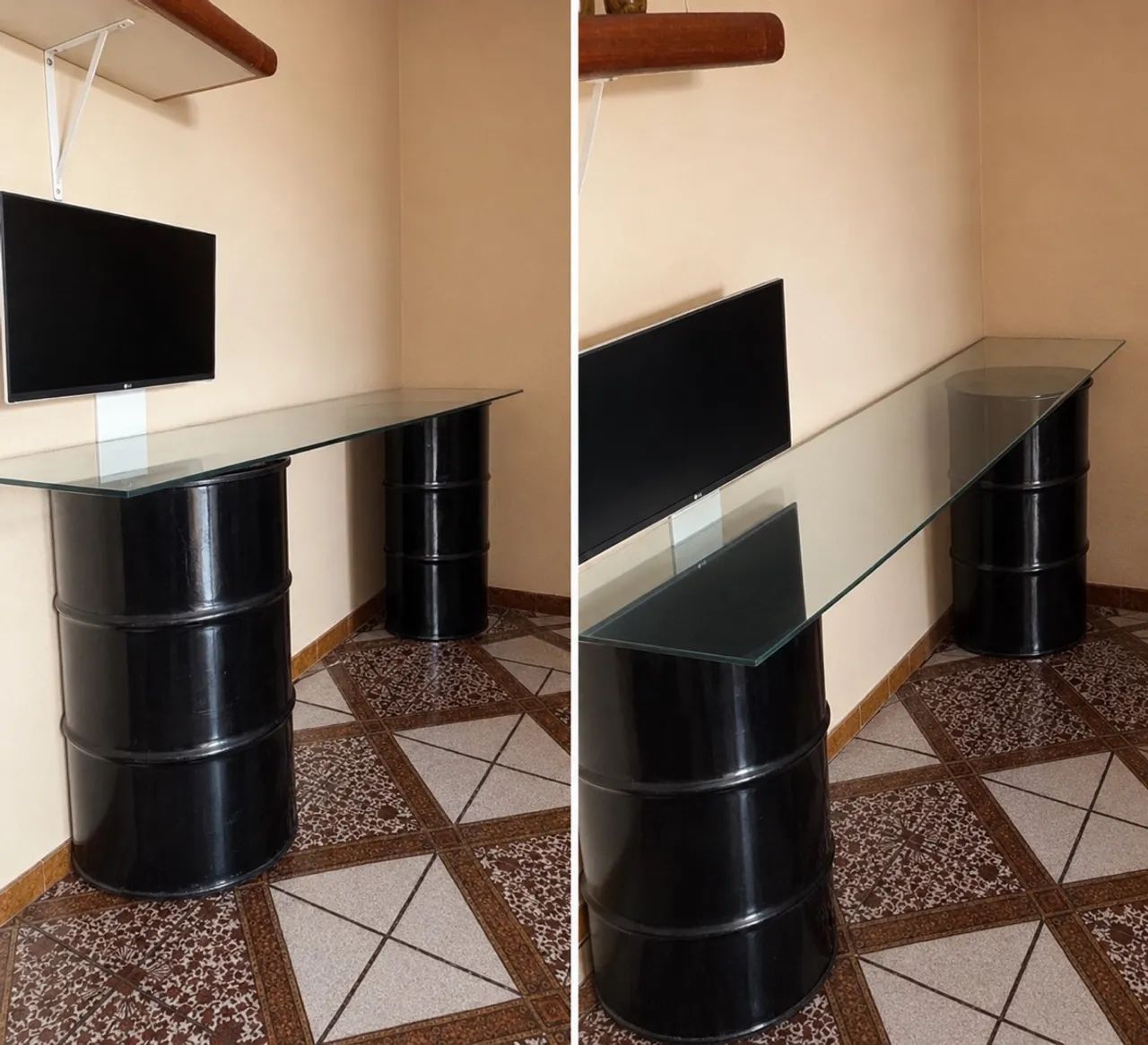 Bancada de vidro