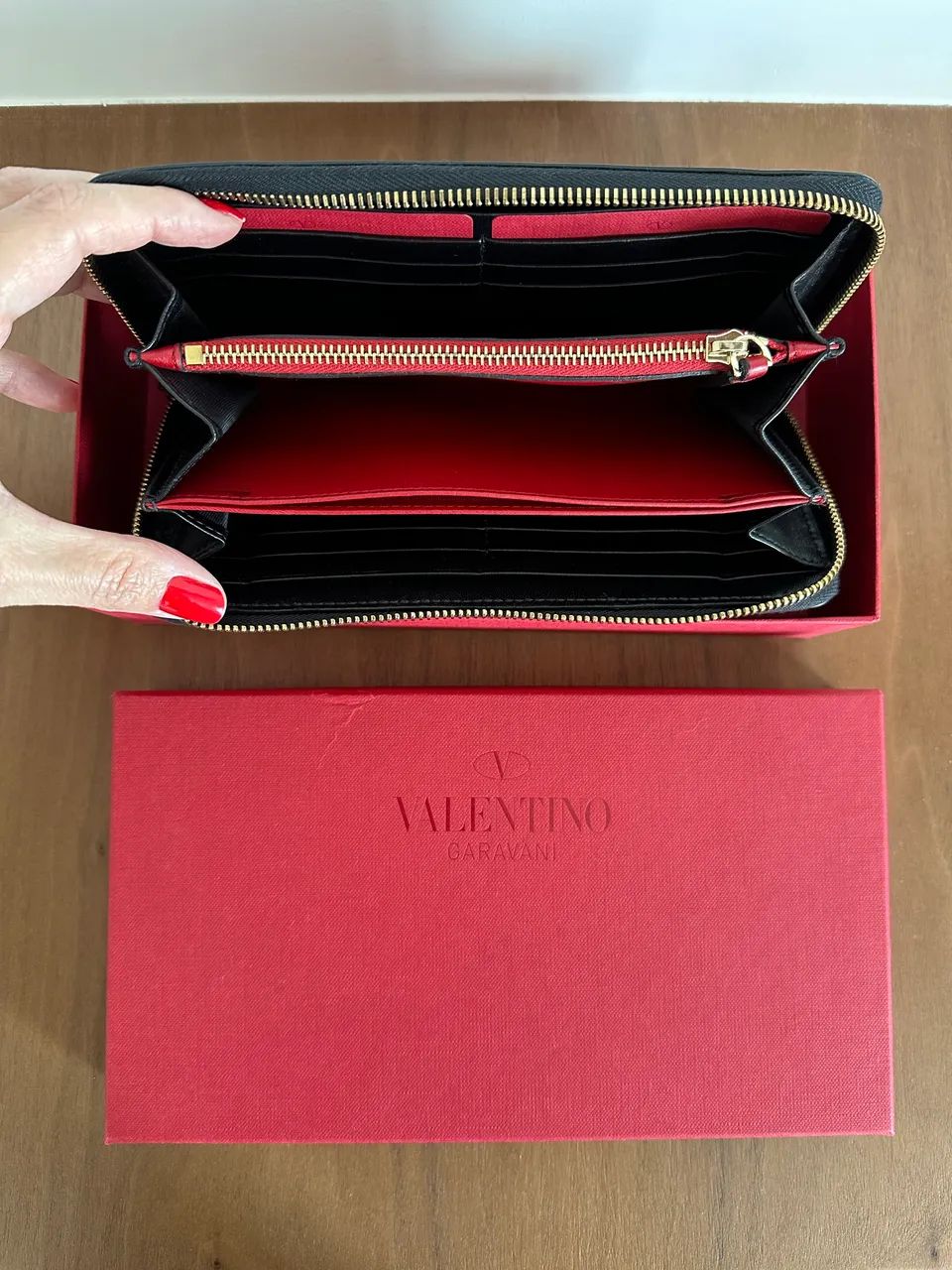 CARTEIRA VALENTINO GARAVANI ROCKSTUD 01329 - Foto 5