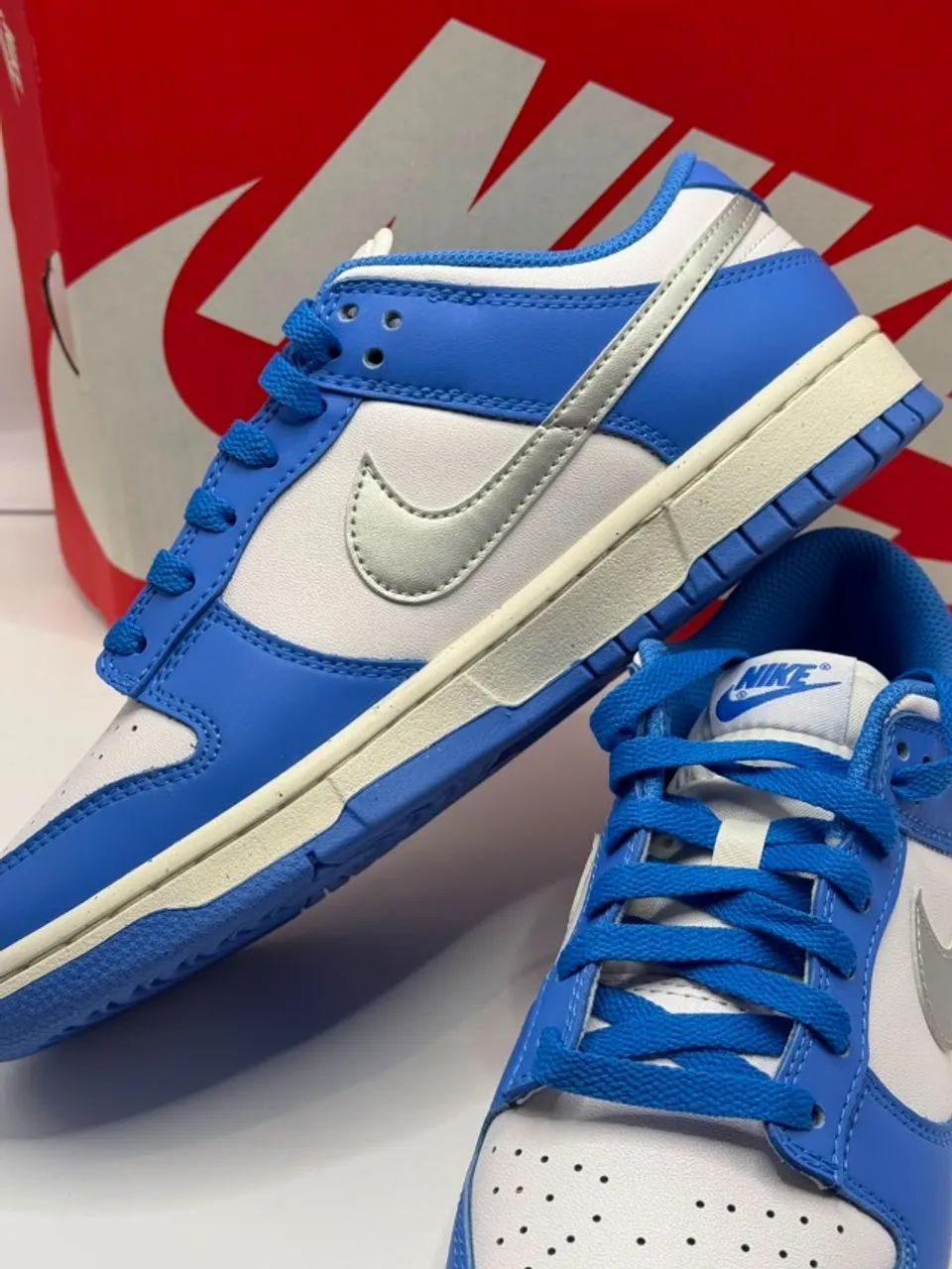 Tenis nike dunk low azul Tam 40 - Foto 3