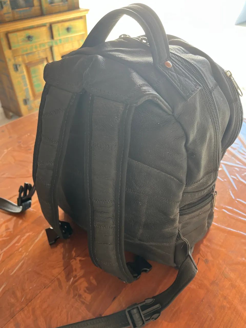 Mochila de couro legitimo  - Foto 3