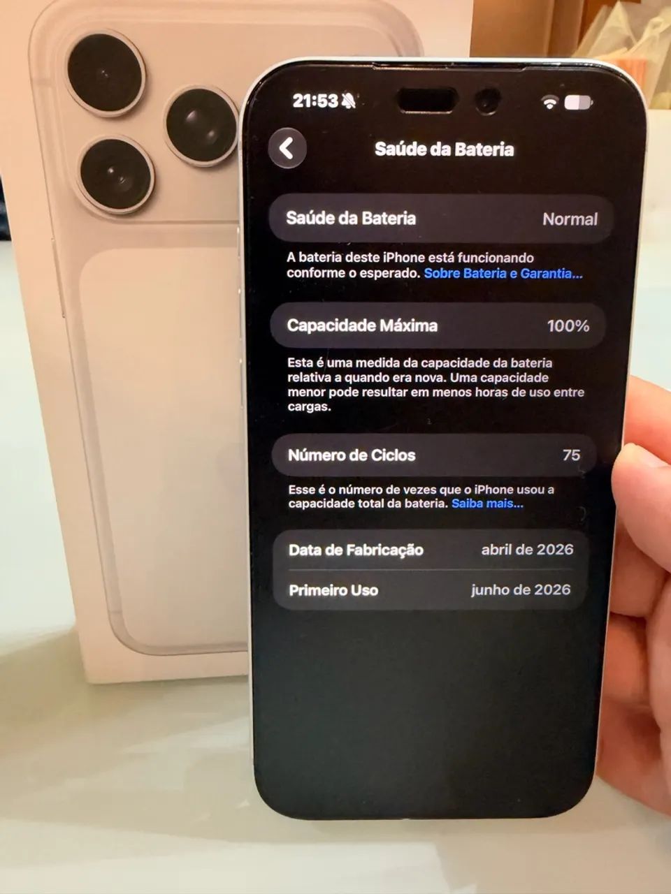 iPhone 17 pro max 256gb silver 