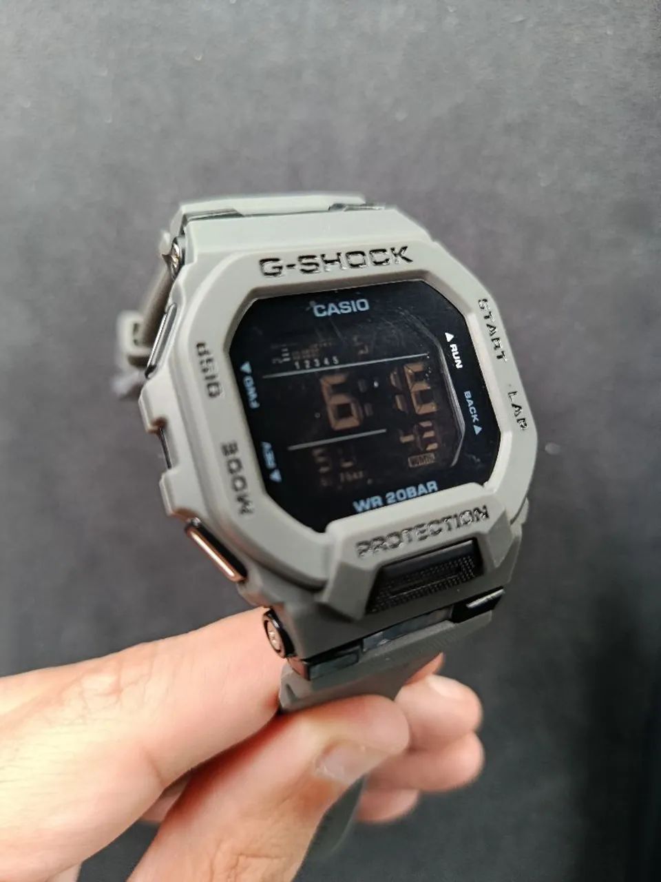 Relógio GShock Casio Cinza  - Foto 4