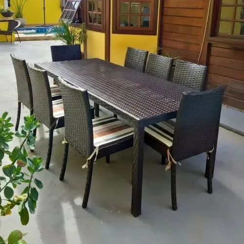 Conjunto de mesa para área externa 