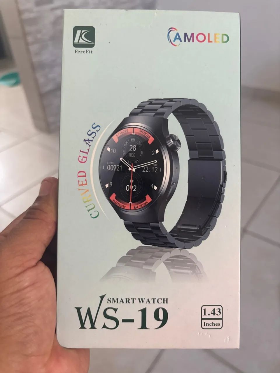 Relógio smartwatch ws19