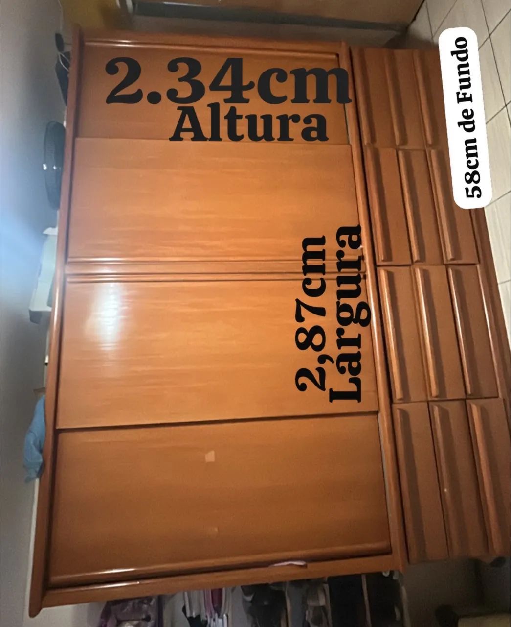 Guarda roupa madeira 