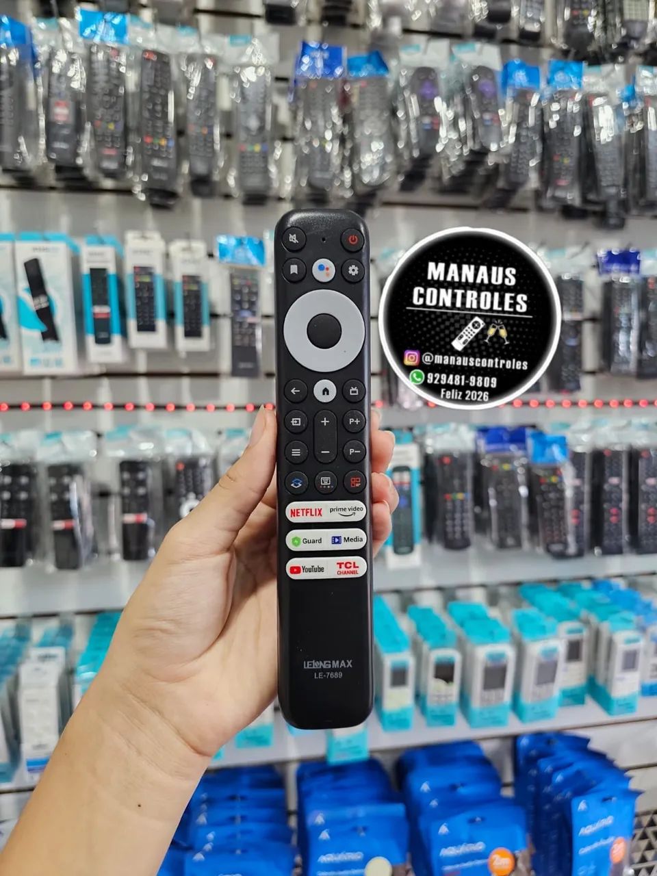 Controle para TV TCl smart nova 