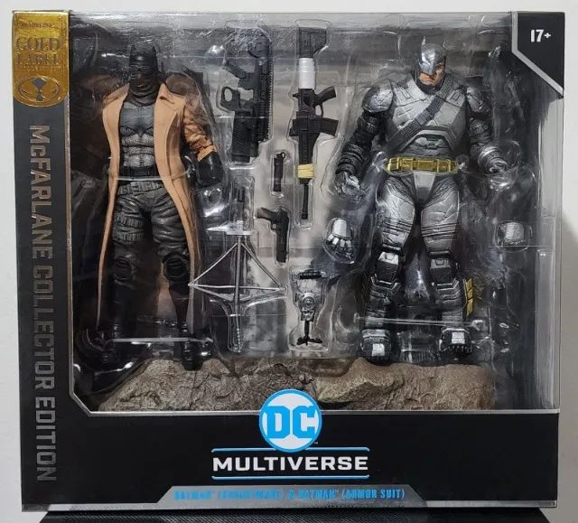 Batman Knightmare & Batman Armor Suit - Mcfarlane Gold Label 2 Pack - Foto 4