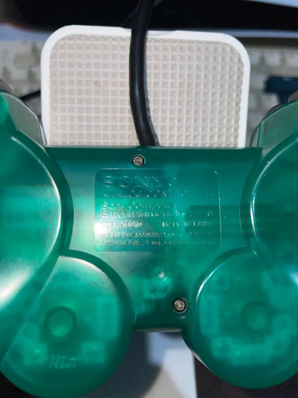 CONTROLE ORIGINAL PS2 emerald gren raro  - Foto 4
