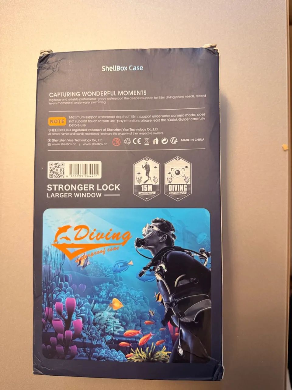 Case para celular para uso em mergulho - Foto 4