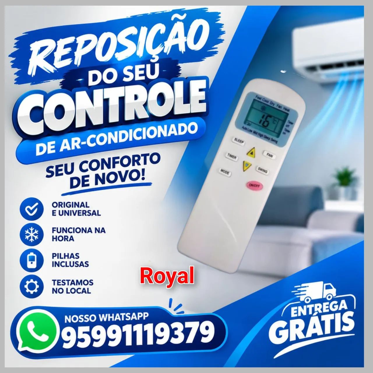 Controles de central de ar condicionado  - Foto 4