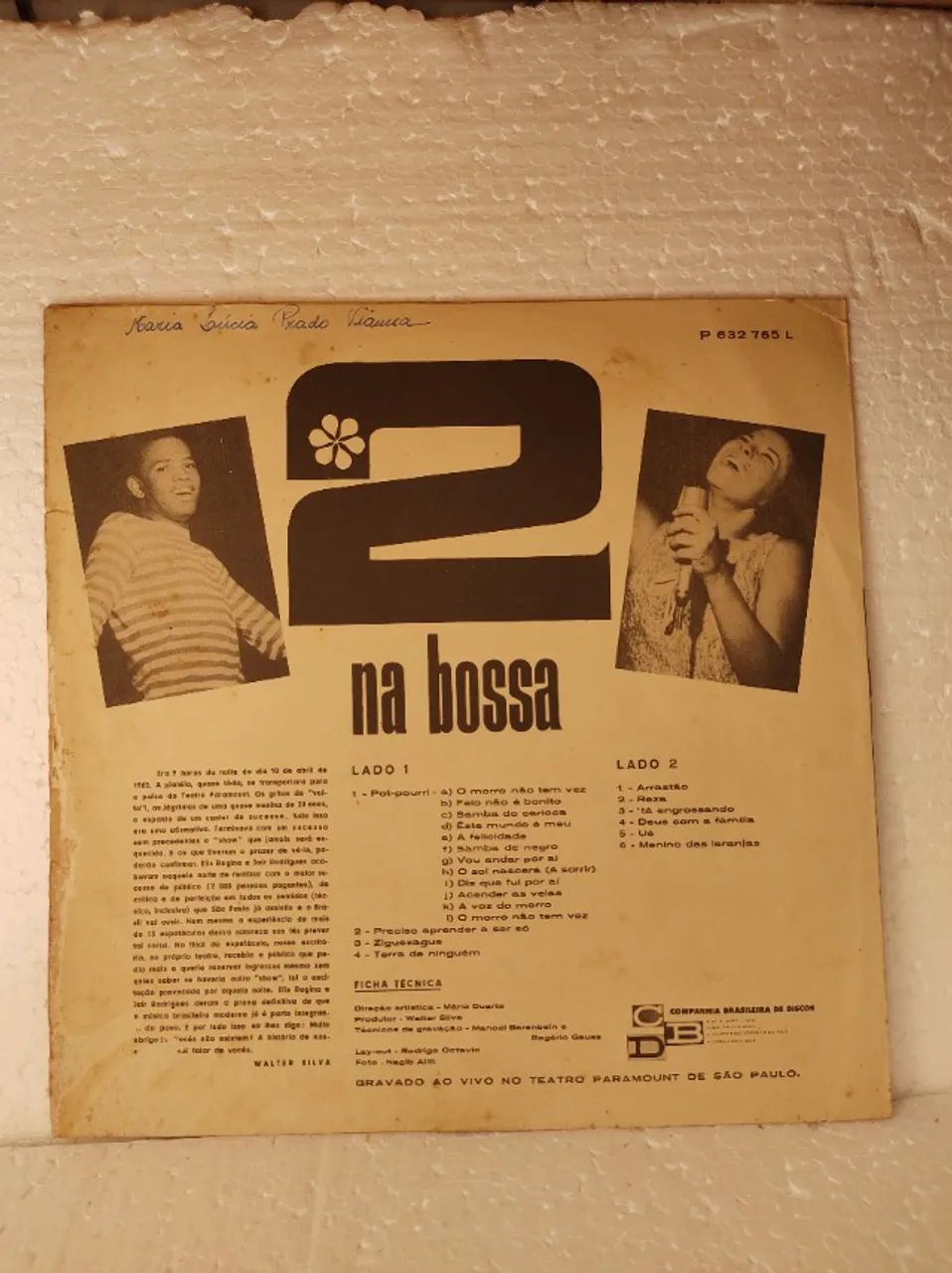 LP ELIS REGINA E JAIR RODRIGUES - 2 na bossa - Foto 2