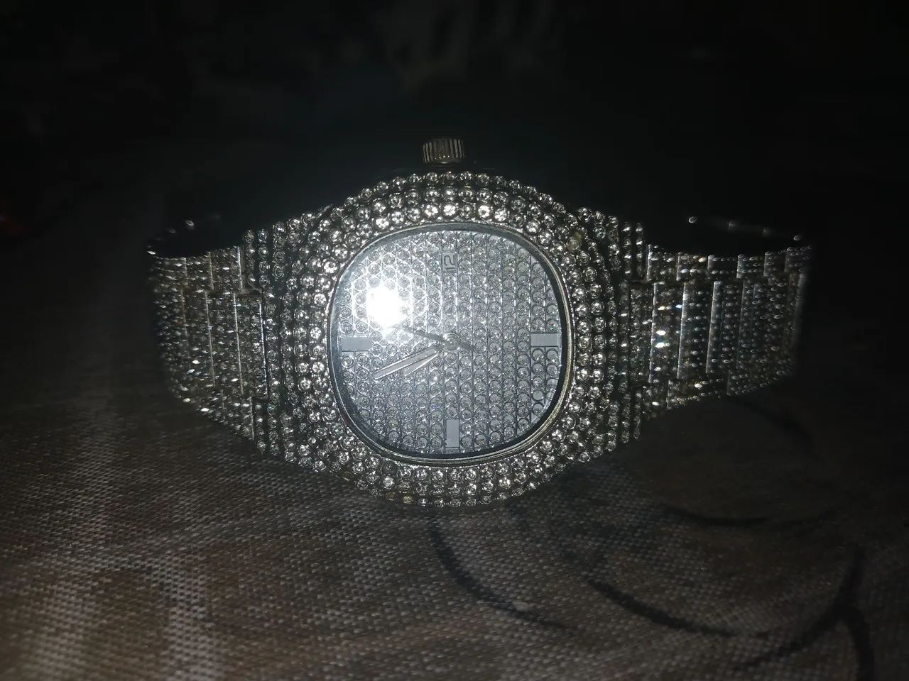 Relógio Ice Luxury (Cravejado) - Banhado a Prata 925! - Foto 5