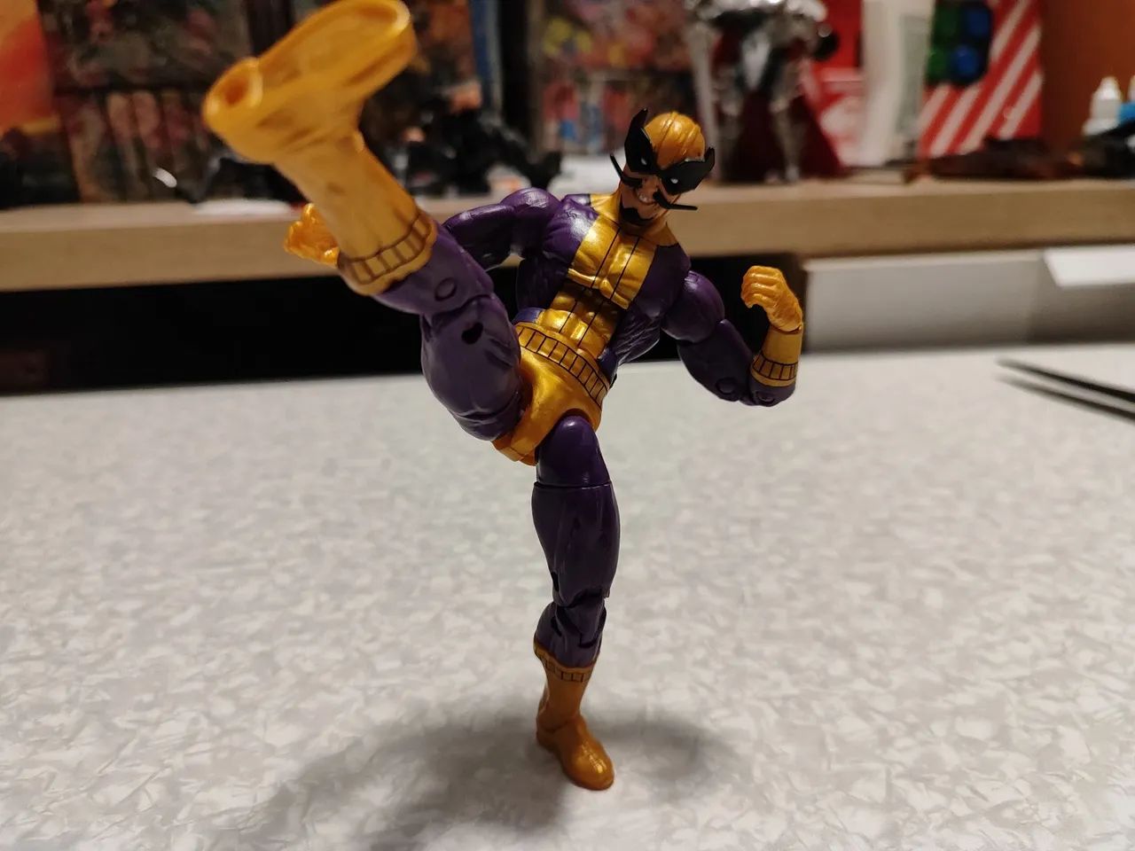 Batroc The Leaper - Marvel Legends Vilão do Capitão América 