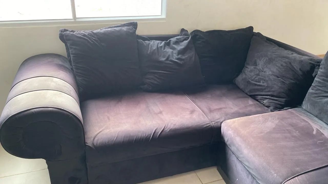SOFÁ 5 LUGARES + PUFF QUE ACOMPANHA - Foto 3