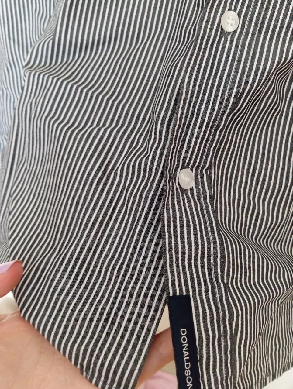 Camisa masculina nova em algodão clássico  - Foto 3