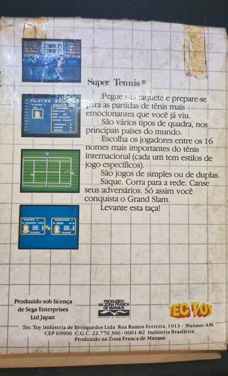Super Tennis - Master System - Foto 4