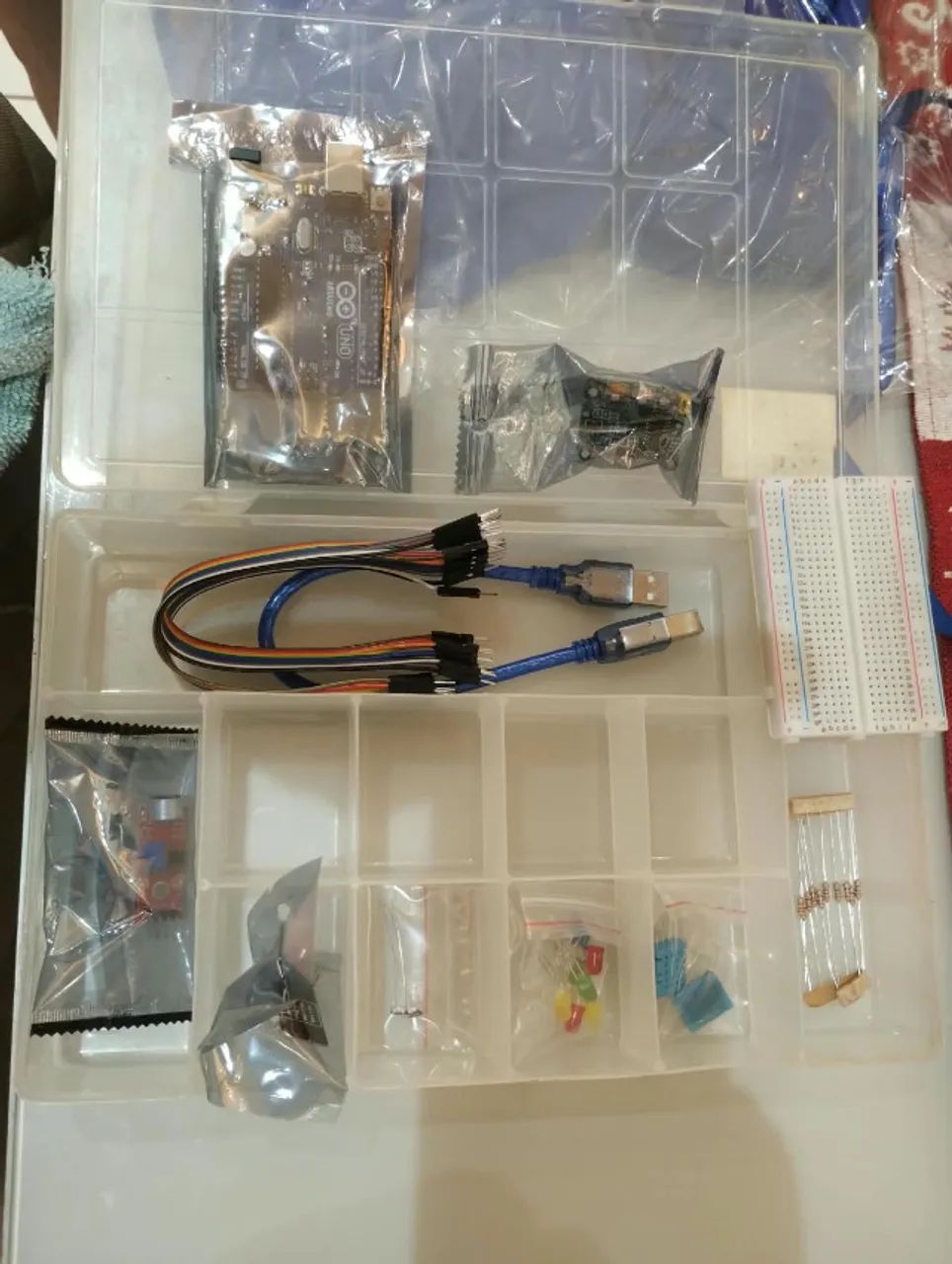 Placa de arduíno e componenetes de eletronica - Foto 3