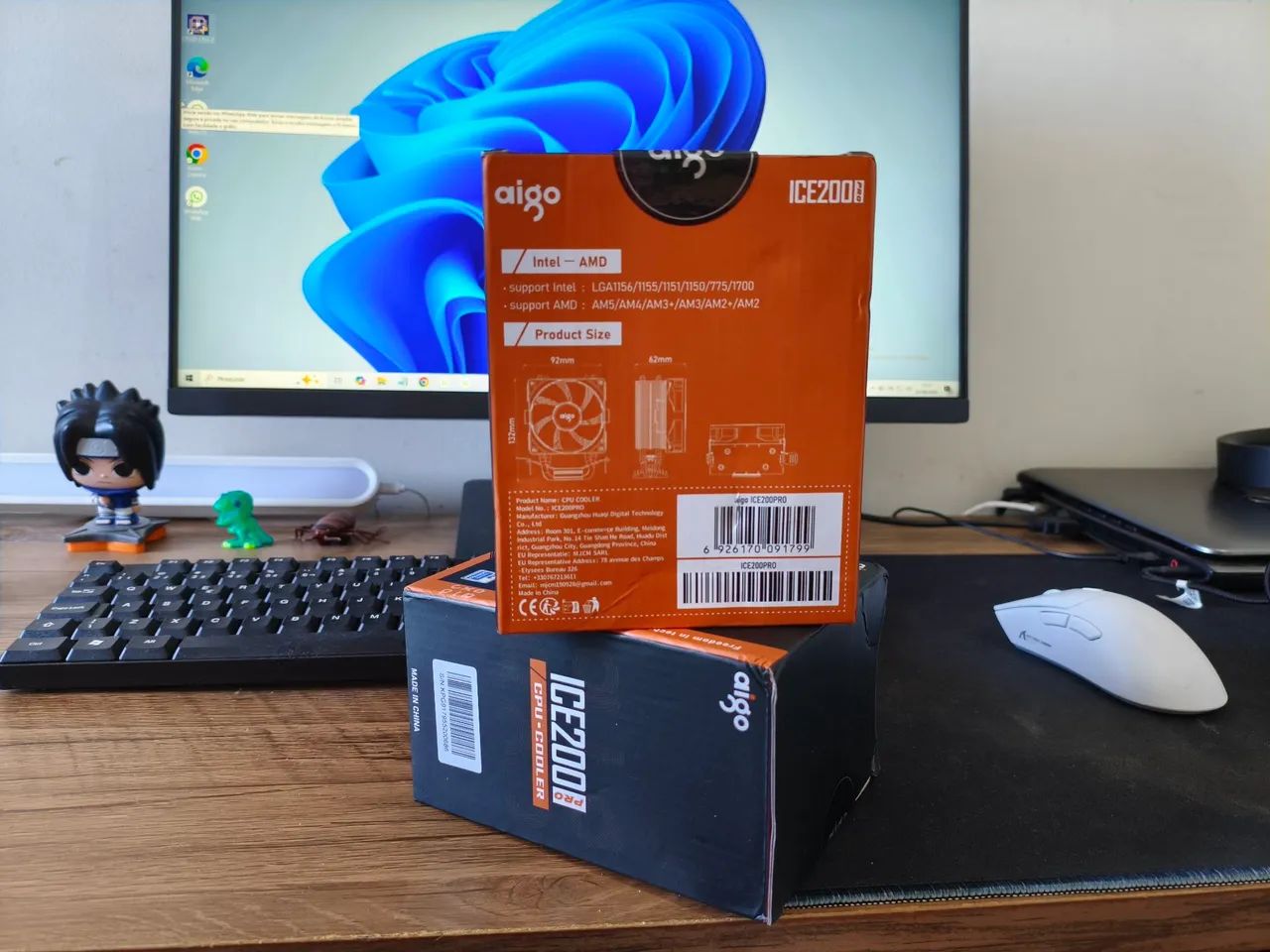 Cooler para Processador Aigo RGB Ice200 Pro AMD/Intel - Foto 3