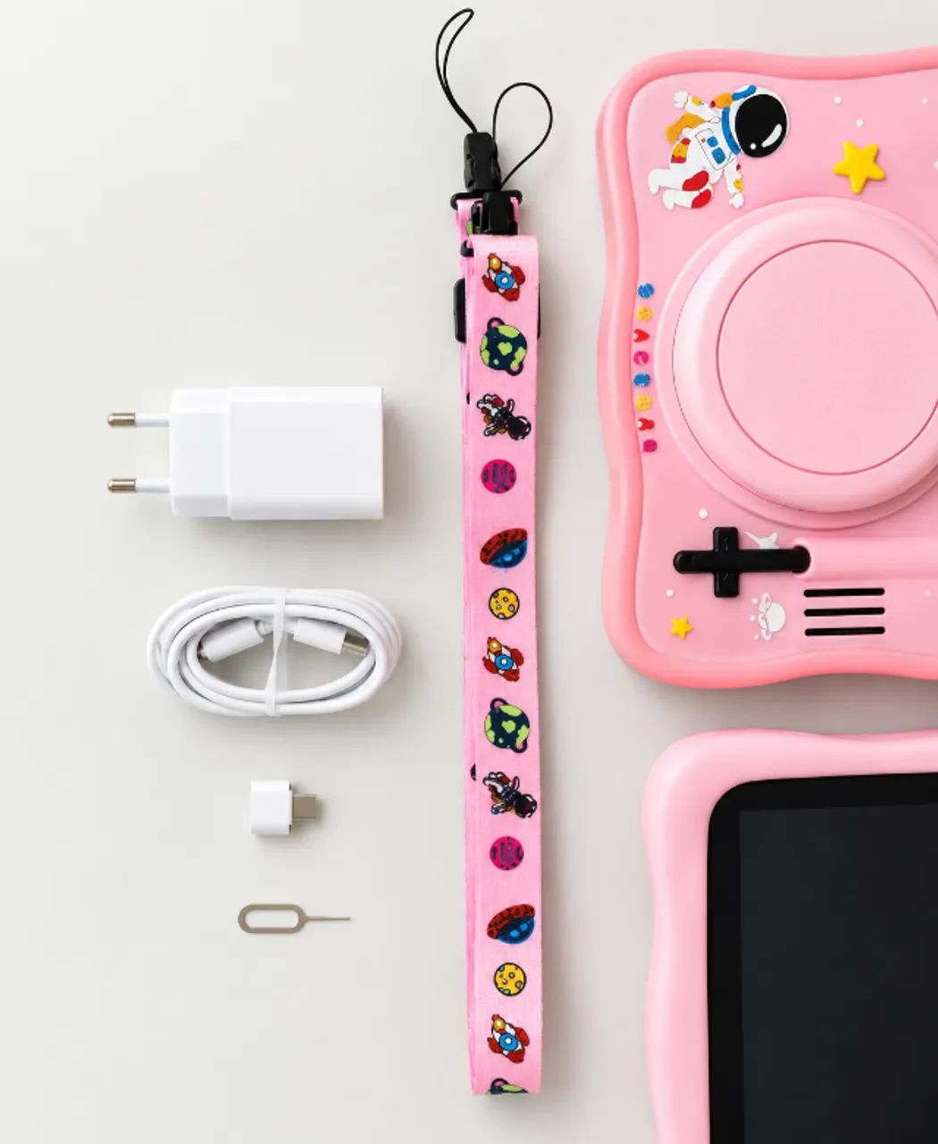 Tablet Infantil Rosa com Capa Antimpacto - Foto 4