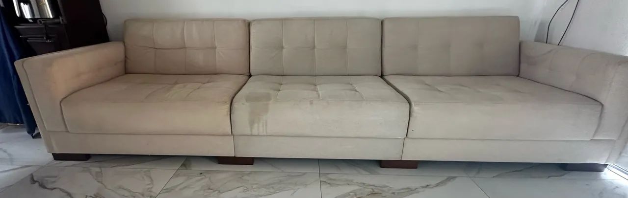 Sofá de linho 6 lugares - Foto 2