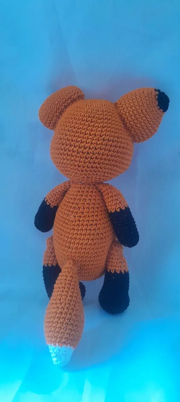Raposa em Crochê amigurumi  - Foto 4