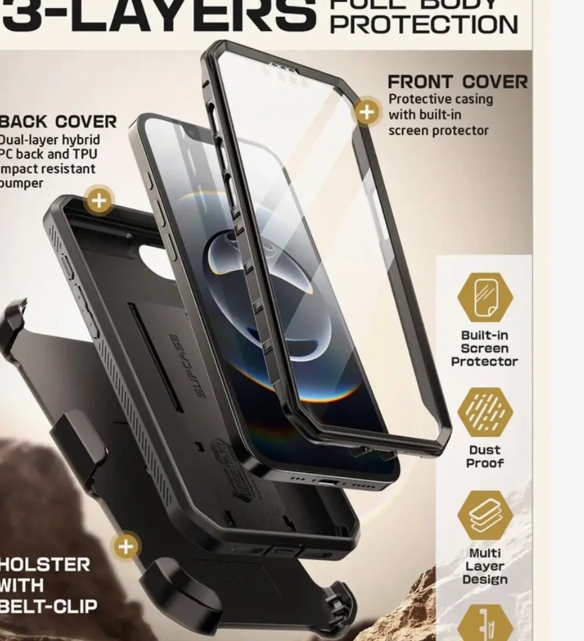Capa Capinha Case Supcase Ubpro Para iPhone 17e/16e 6,1 Pol