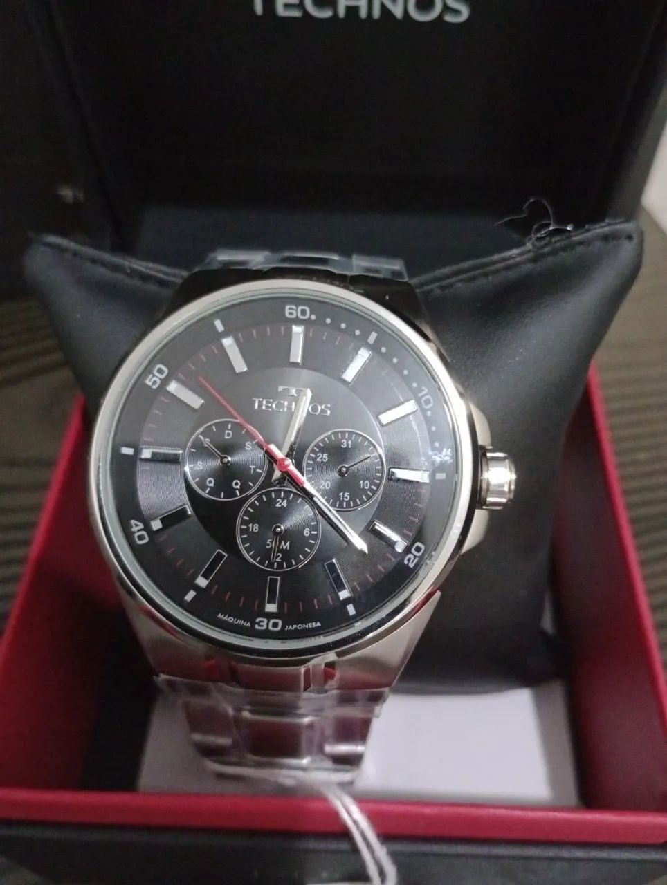 Relógio Masculino Original Technos Prata 