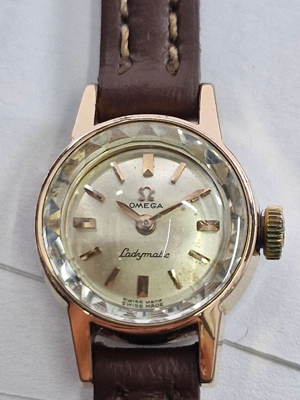 RARO OMEGA AUTOMÁTICO  LADYMATIC ANOS 70