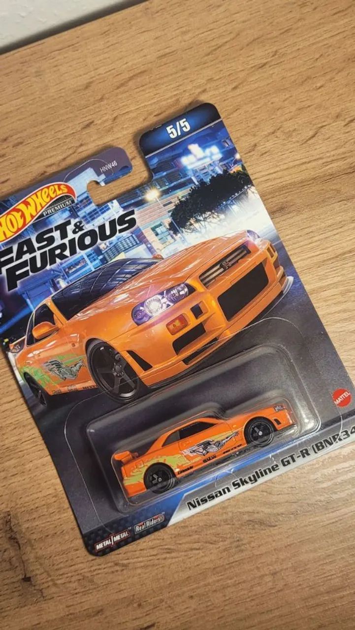Carrinhos da coleção velozes e furiosos 