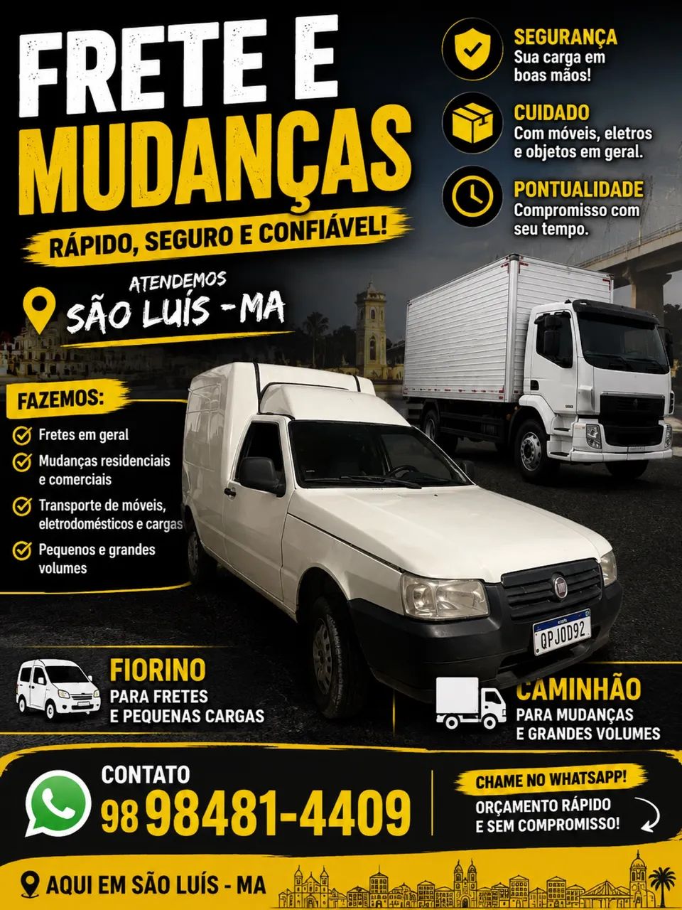 Frete e mudanças 