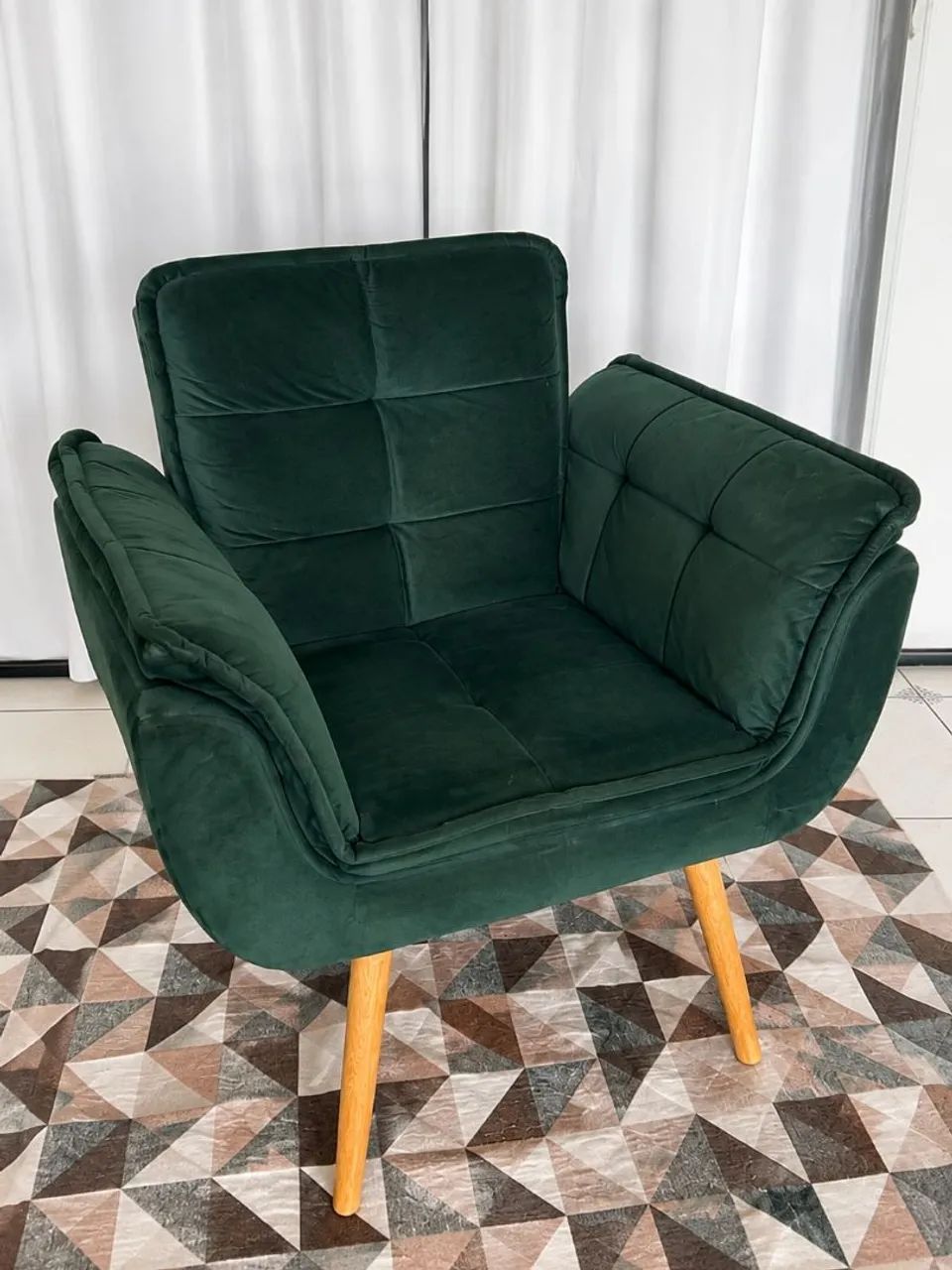 Poltronas premium em veludo 