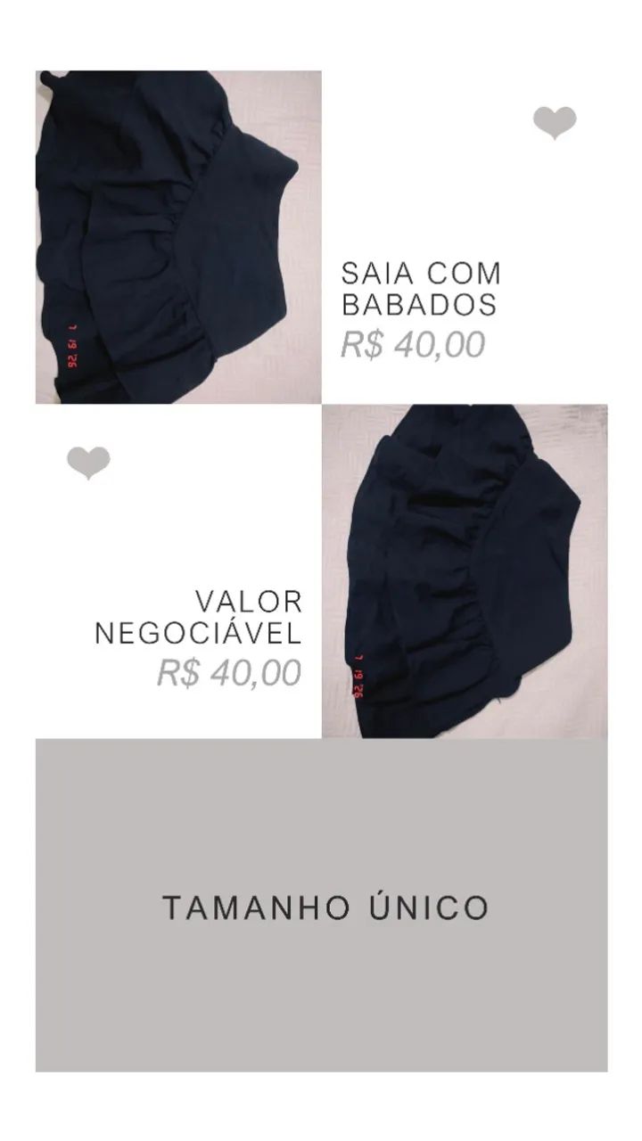 Roupas / Brechó / Blusas / Shorts - Foto 3