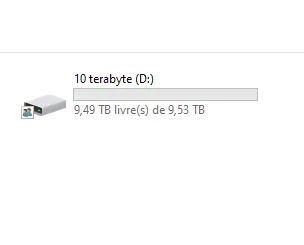 armazenamento 10 terabyte