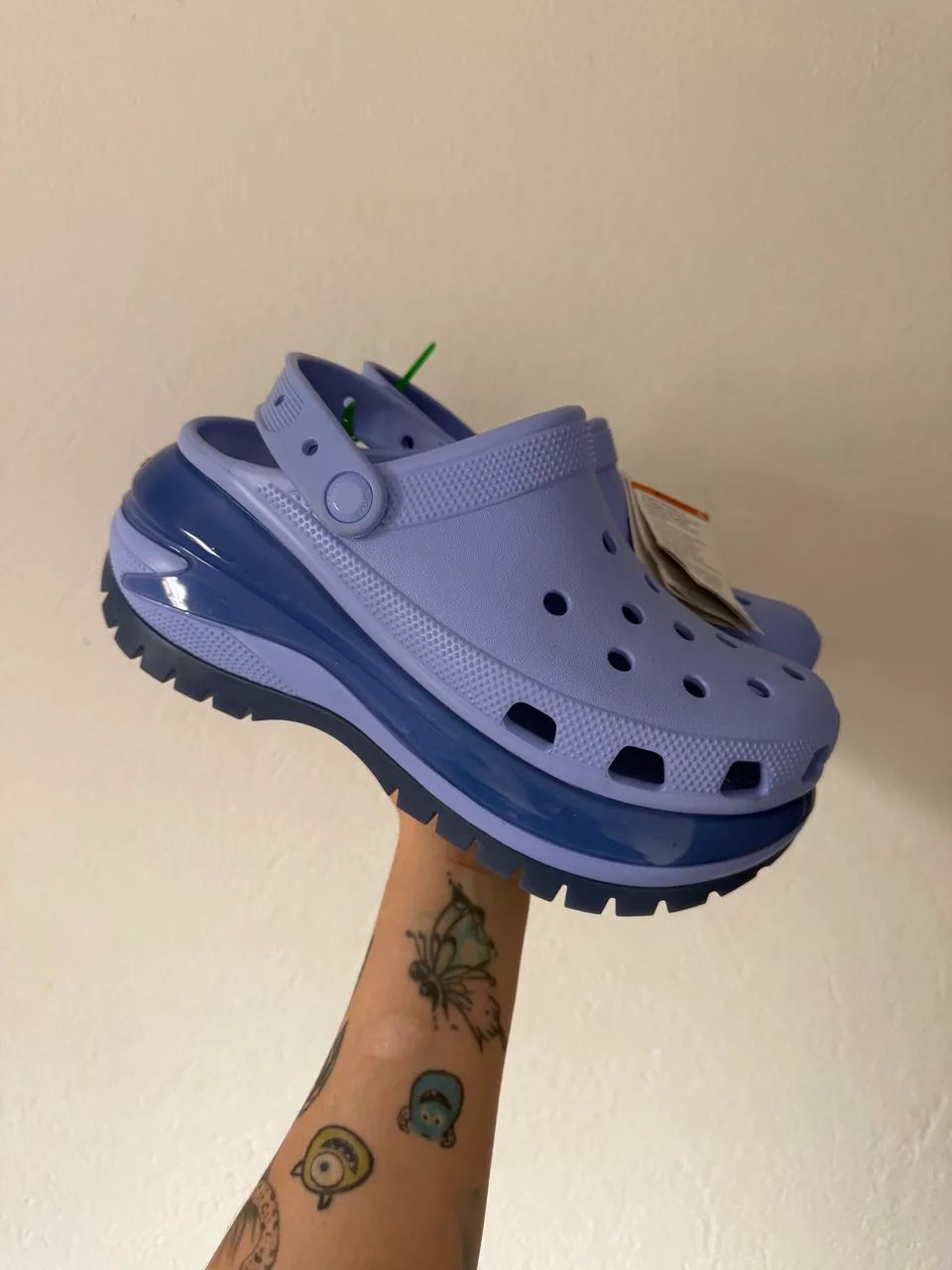 Crocs plataforma 38