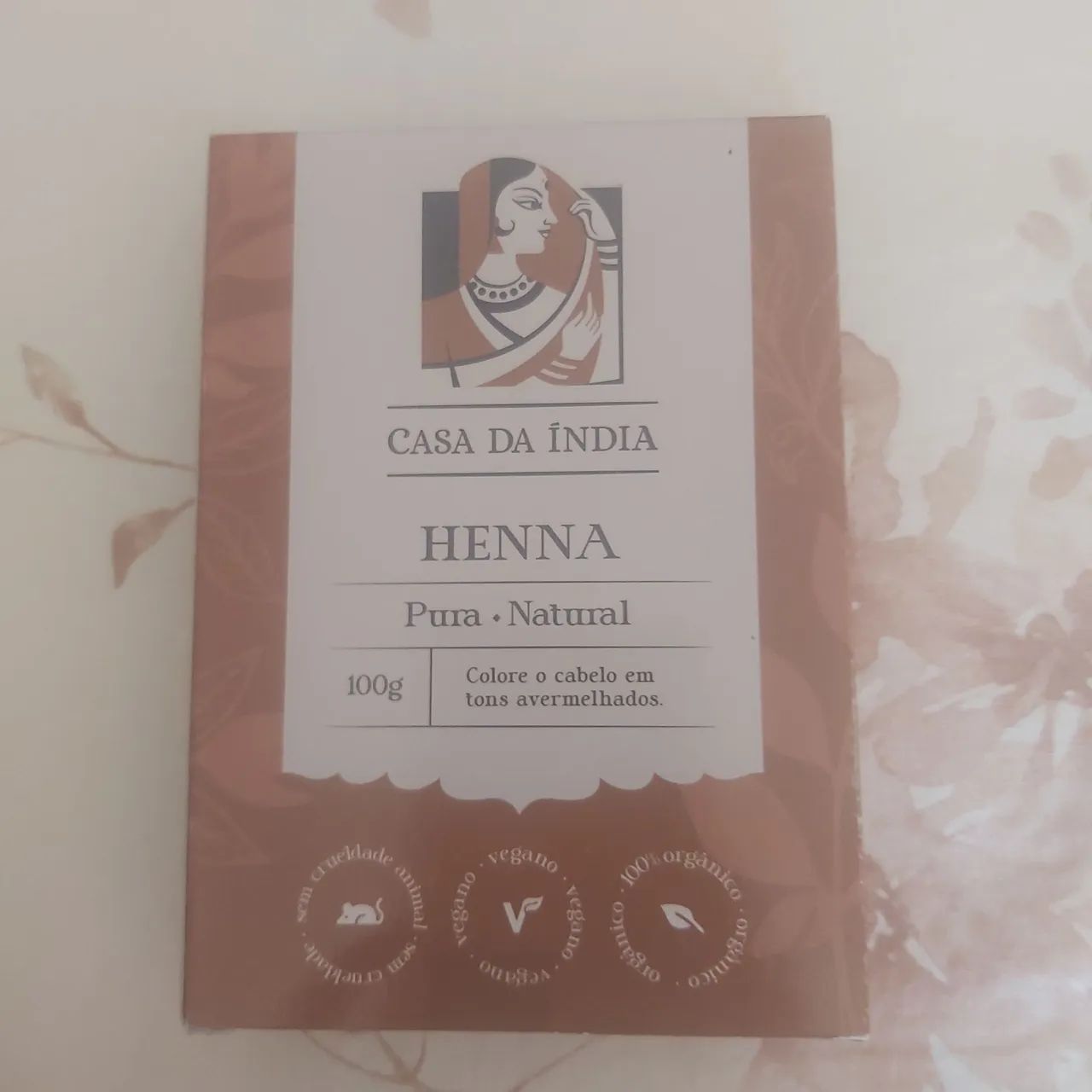 Tinta para cabelo HENNA